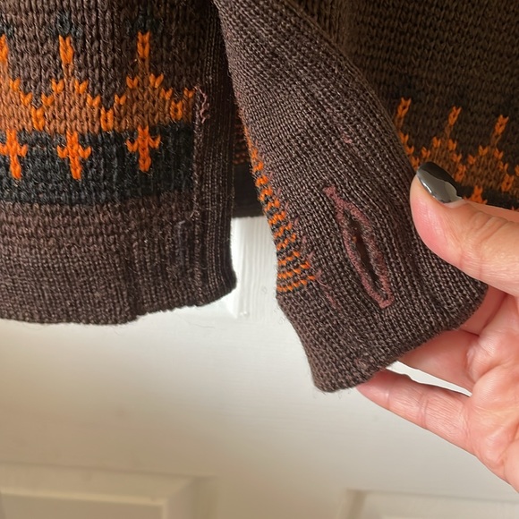Norvyk virgin wool ski pro snowboarding ⛄️ ❄️ cardigan  Canadian made - Picture 6 of 10